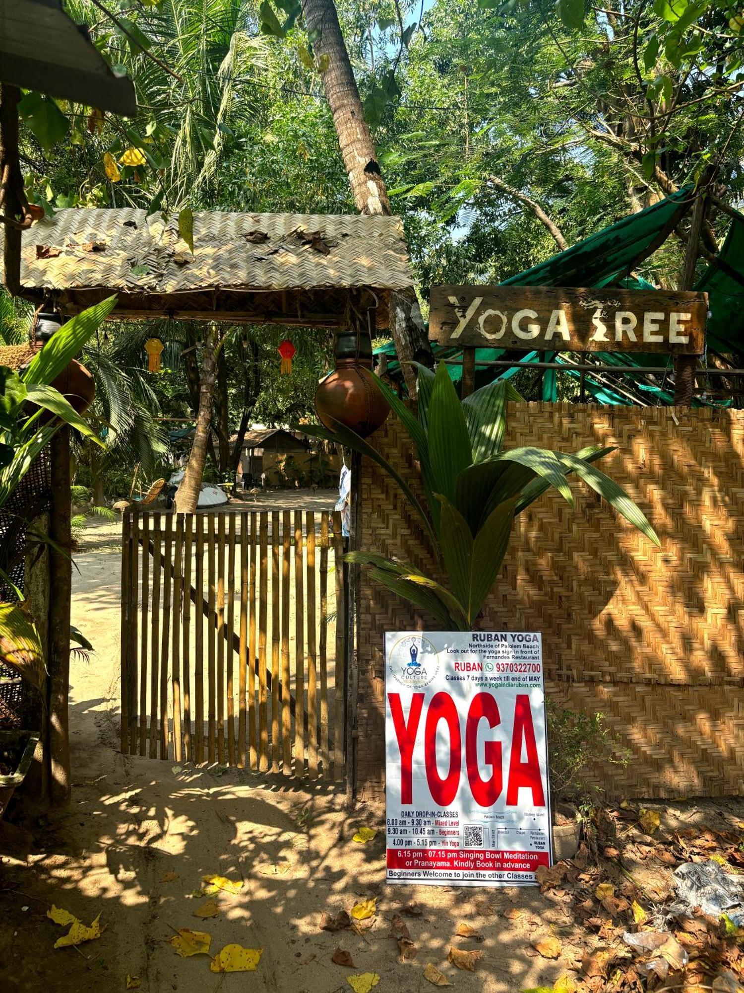Hotel Ruban Yoga à Palolem Extérieur photo